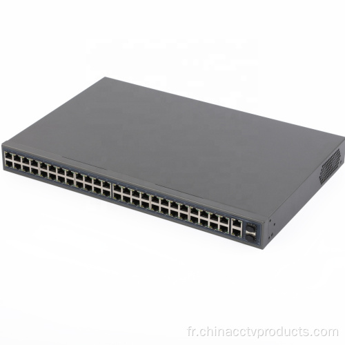 48 Port CCTV Commutateur Ethernet Poe SFP Gigabit